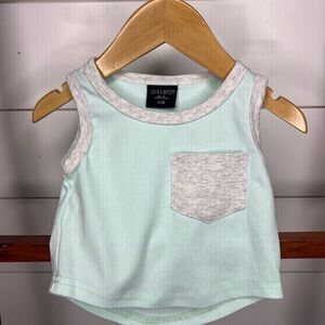 Little Bipsy Mint Green Baby Tank
